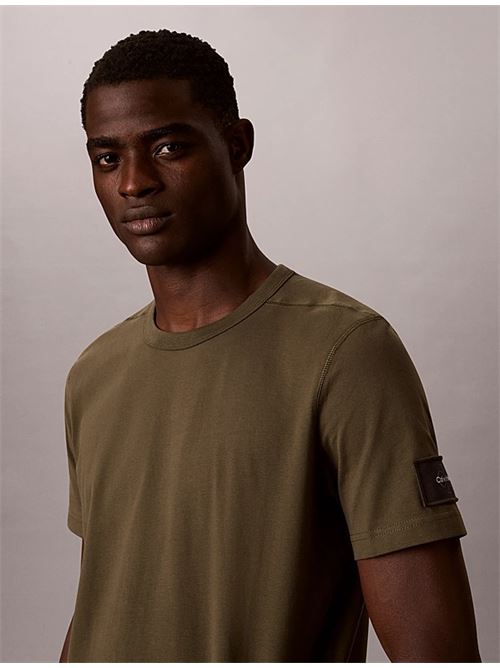ss clsc sueded jersey badge tee CALVIN KLEIN JEANS | LV04RJ206GLI1